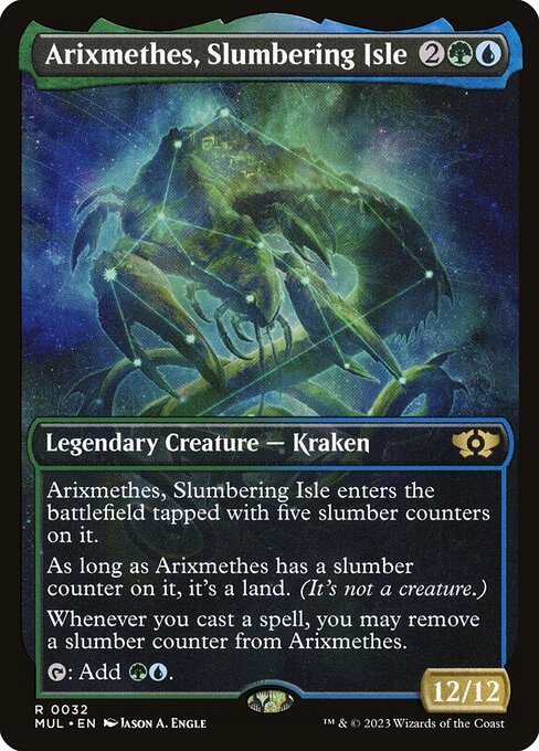 Multiverse Legends - 32 - Arixmethes, Slumbering Isle - Rare - UG - Non-foil