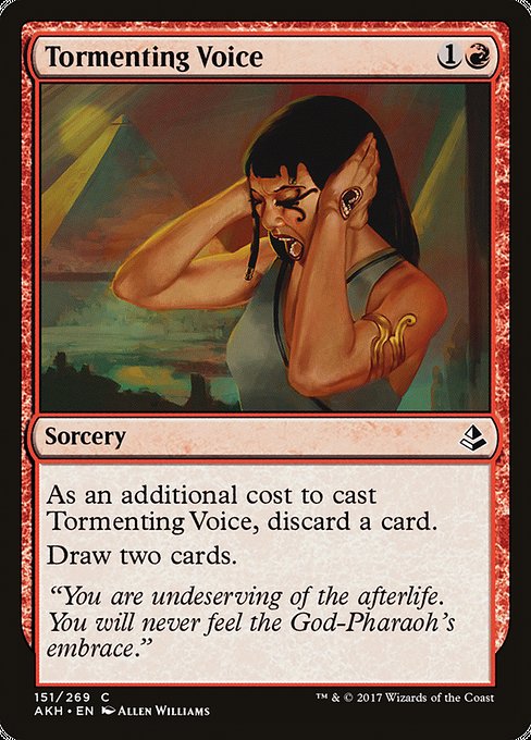 Amonkhet - 151 - Tormenting Voice - Common - R - Non-foil