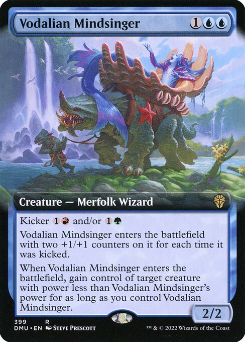 Dominaria United - 399 - Vodalian Mindsinger - Rare - U - Non-foil