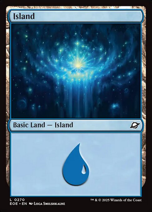 Edge of Eternities - 270 - Island - Common - C - Foil