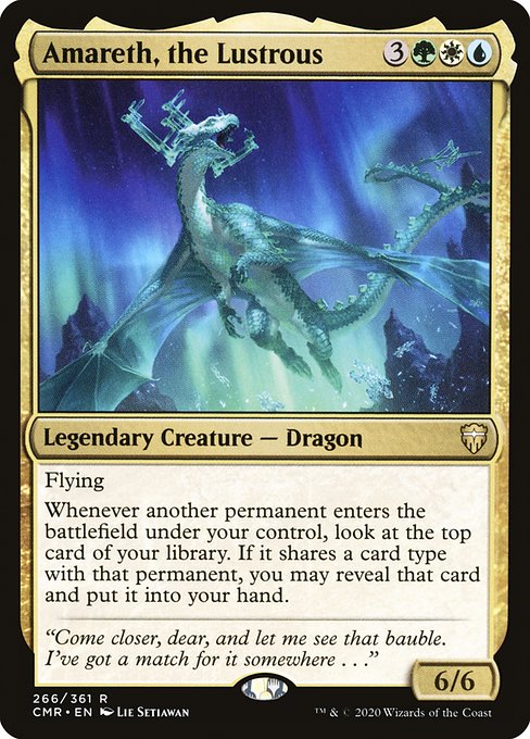 Commander Legends - 266 - Amareth, the Lustrous - Rare - Multi - Non-foil