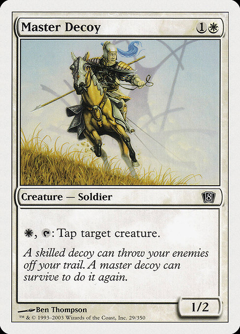 Eighth Edition - 29 - Master Decoy - Common - W - Non-foil