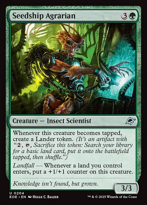Edge of Eternities - 204 - Seedship Agrarian - Uncommon - G - Foil