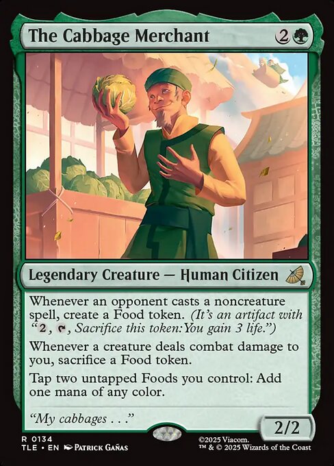 Avatar: The Last Airbender Eternal - 134 - The Cabbage Merchant - Rare - G - Foil