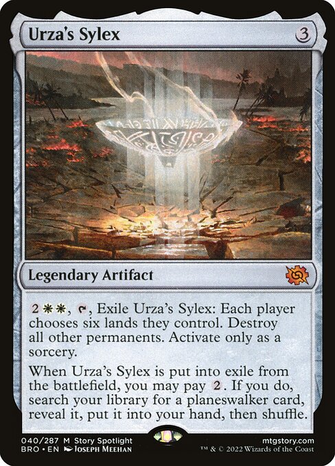 The Brothers' War - 40 - Urza's Sylex - Mythic - C - Foil