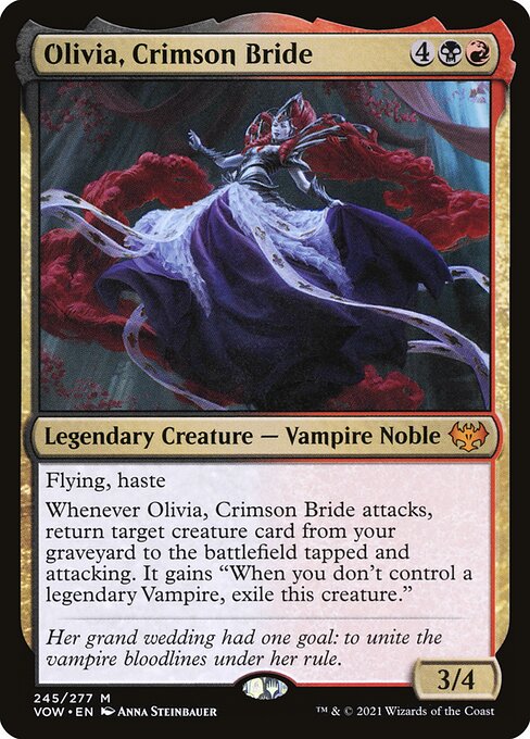 Innistrad: Crimson Vow - 245 - Olivia, Crimson Bride - Mythic - BR - Non-foil