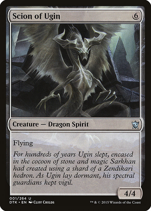 Dragons of Tarkir - 1 - Scion of Ugin - Uncommon - C - Non-foil