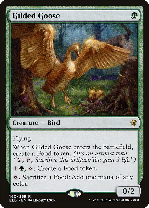 Throne of Eldraine - 160 - Gilded Goose - Rare - G - Non-foil