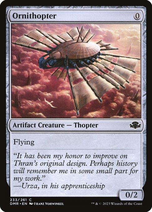 Dominaria Remastered - 233 - Ornithopter - Common - C - Non-foil