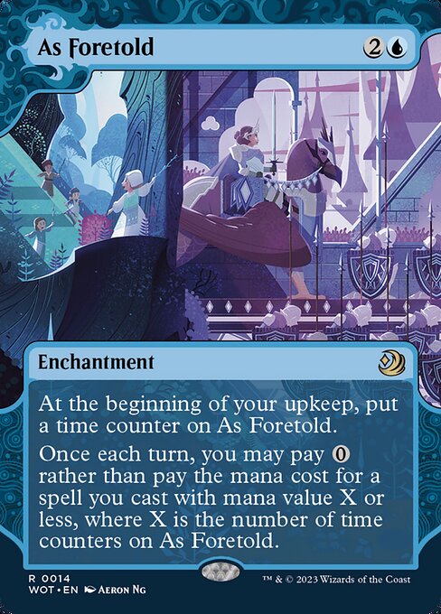 Wilds of Eldraine: Enchanting Tales - 14 - As Foretold - Rare - U - Non-foil