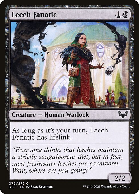 Strixhaven: School of Mages - 75 - Leech Fanatic - Common - B - Non-foil