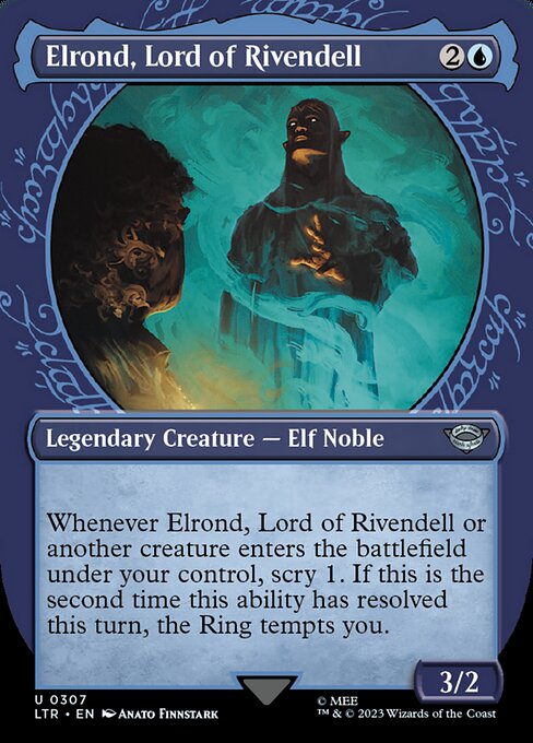 The Lord of the Rings: Tales of Middle-earth - 307 - Elrond, Lord of Rivendell - Uncommon - U - Foil