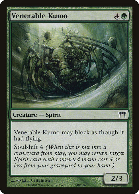 Champions of Kamigawa - 248 - Venerable Kumo - Common - G - Non-foil