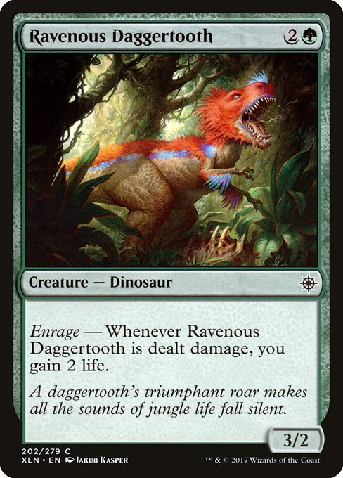 Ixalan - 202 - Ravenous Daggertooth - Common - G - Non-foil