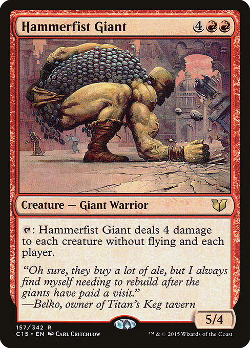 Commander 2015 - 157 - Hammerfist Giant - Rare - R - Non-foil