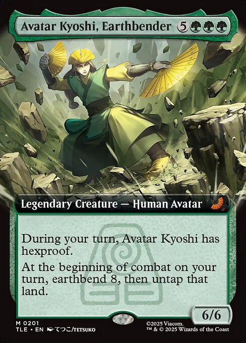 Avatar: The Last Airbender Eternal - 201 - Avatar Kyoshi, Earthbender - Mythic - G - Foil