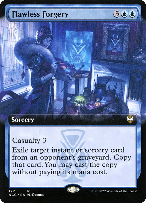 New Capenna Commander - 127 - Flawless Forgery - Rare - U - Non-foil