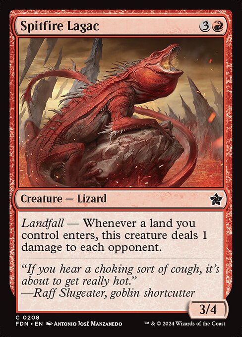 Foundations - 208 - Spitfire Lagac - Common - R - Foil