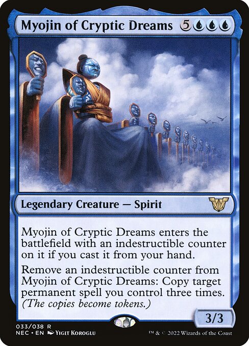 Neon Dynasty Commander - 33 - Myojin of Cryptic Dreams - Rare - U - Non-foil