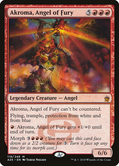Masters 25 - 119 - Akroma, Angel of Fury - Mythic - R - Non-foil