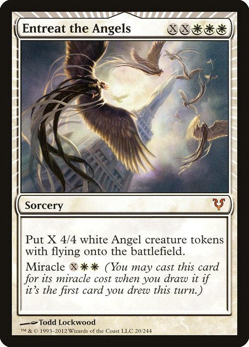 Avacyn Restored - 20 - Entreat the Angels - Mythic - W - Non-foil