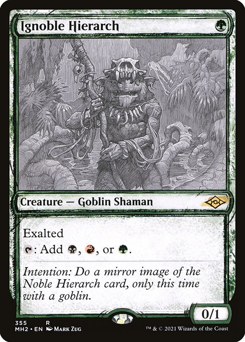 Modern Horizons 2 - 355 - Ignoble Hierarch - Rare - G - Non-foil