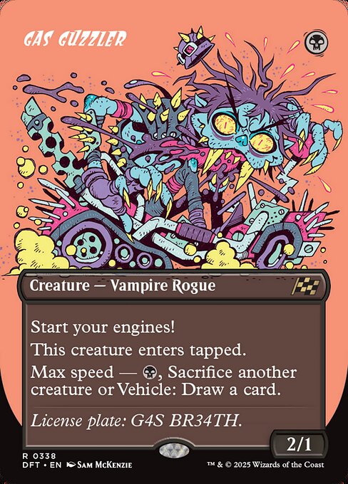Aetherdrift - 338 - Gas Guzzler - Rare - B - Non-foil
