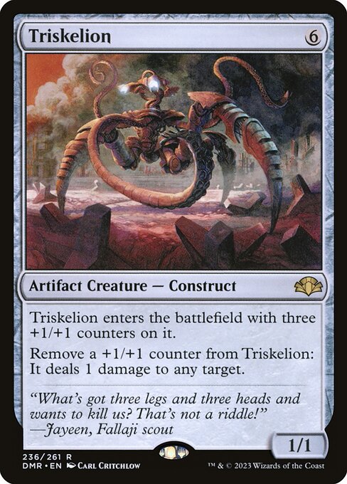 Dominaria Remastered - 236 - Triskelion - Rare - C - Non-foil