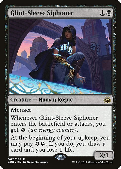 Aether Revolt - 62 - Glint-Sleeve Siphoner - Rare - B - Foil