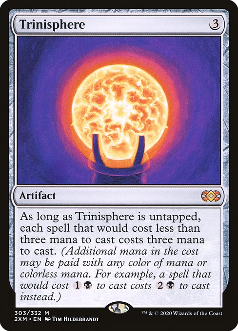 Double Masters - 303 - Trinisphere - Mythic - C - Foil