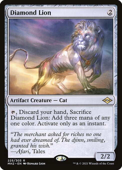 Modern Horizons 2 - 225 - Diamond Lion - Rare - C - Non-foil