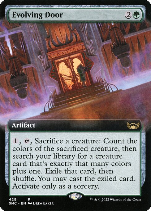 Streets of New Capenna - 429 - Evolving Door - Rare - G - Non-foil