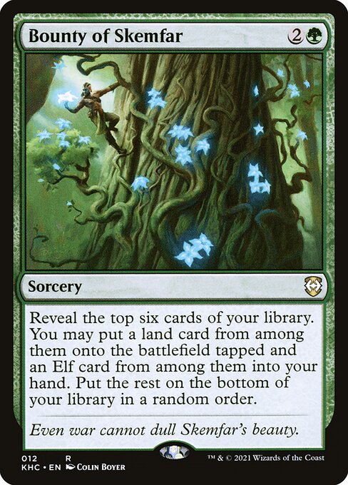 Kaldheim Commander - 12 - Bounty of Skemfar - Rare - G - Non-foil