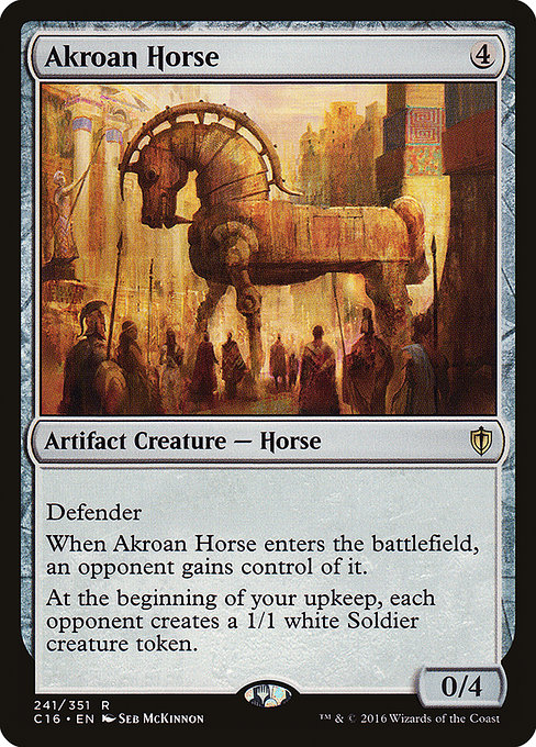 Commander 2016 - 241 - Akroan Horse - Rare - C - Non-foil