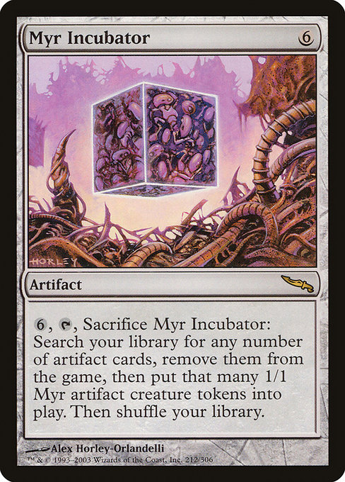 Mirrodin - 212 - Myr Incubator - Rare - C - Non-foil