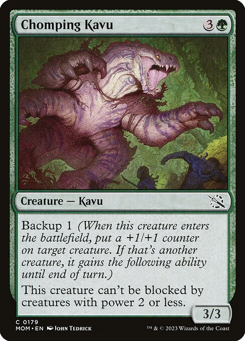 March of the Machine - 179 - Chomping Kavu - Common - G - Non-foil
