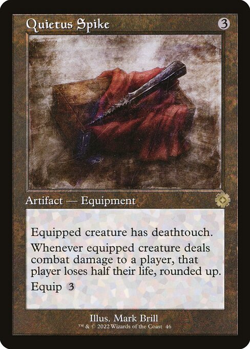 The Brothers' War Retro Artifacts - 46 - Quietus Spike - Rare - C - Non-foil