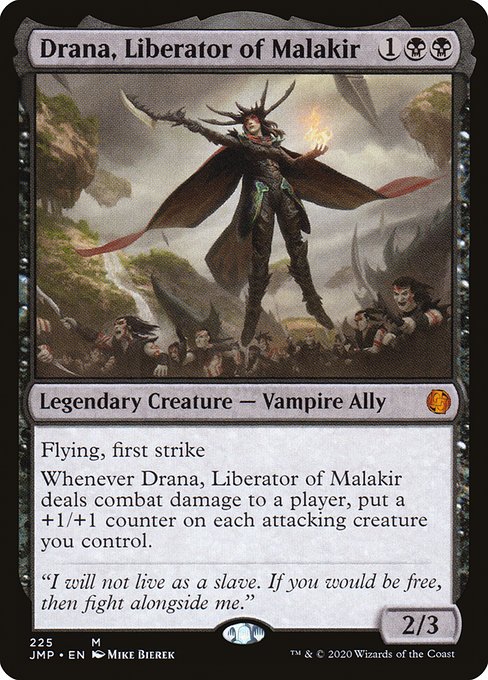 Jumpstart - 225 - Drana, Liberator of Malakir - Mythic - B - Non-foil