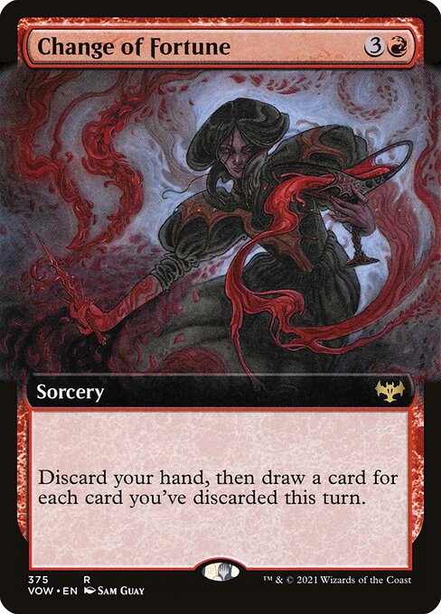 Innistrad: Crimson Vow - 375 - Change of Fortune - Rare - R - Non-foil