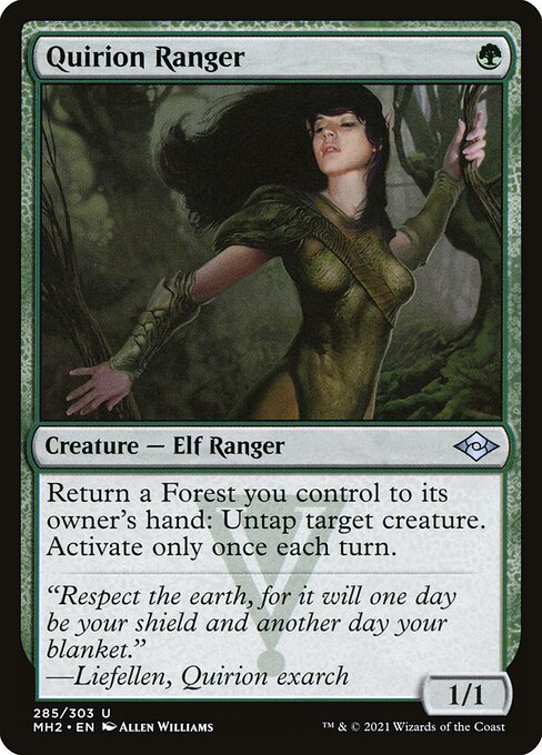 Modern Horizons 2 - 285 - Quirion Ranger - Uncommon - G - Foil