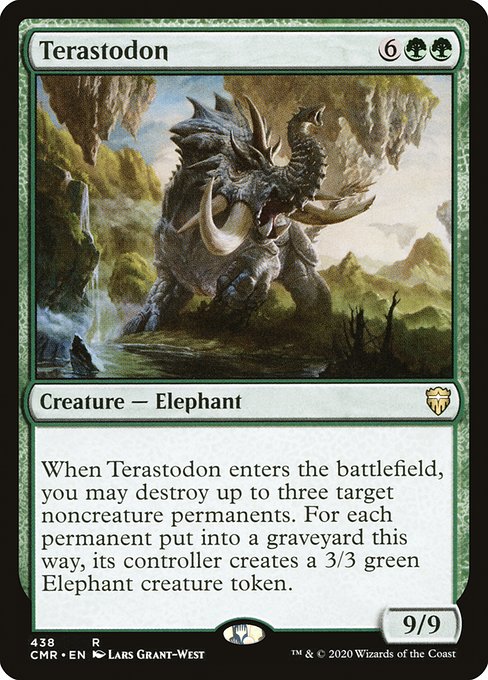 Commander Legends - 438 - Terastodon - Rare - G - Non-foil