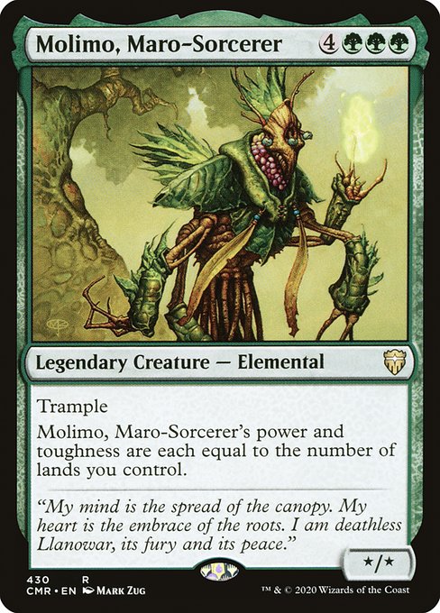 Commander Legends - 430 - Molimo, Maro-Sorcerer - Rare - G - Non-foil