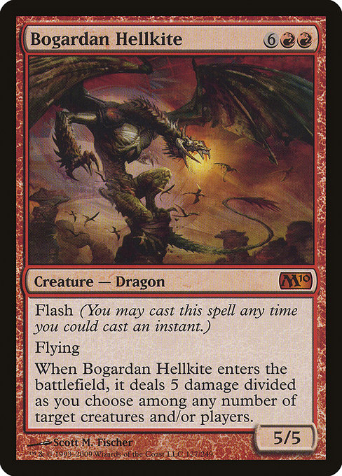 Magic 2010 - 127 - Bogardan Hellkite - Mythic - R - Non-foil