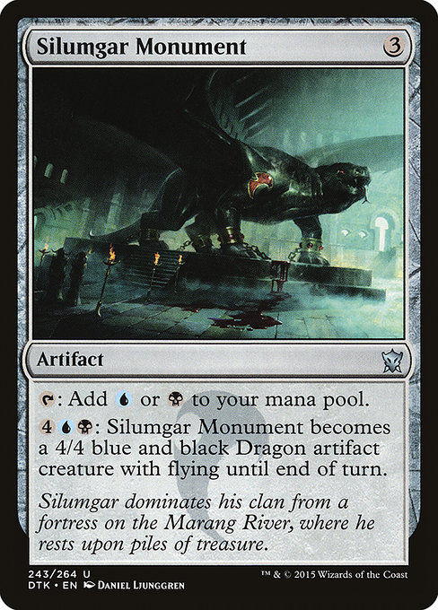 Dragons of Tarkir - 243 - Silumgar Monument - Uncommon - C - Non-foil