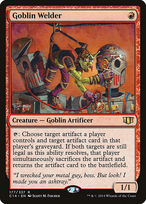Commander 2014 - 177 - Goblin Welder - Rare - R - Non-foil