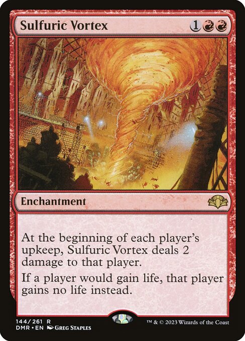 Dominaria Remastered - 144 - Sulfuric Vortex - Rare - R - Non-foil