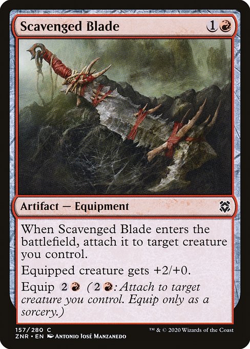 Zendikar Rising - 157 - Scavenged Blade - Common - R - Non-foil