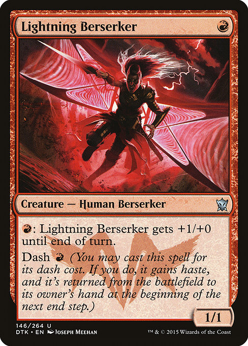 Dragons of Tarkir - 146 - Lightning Berserker - Uncommon - R - Non-foil