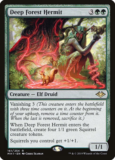Modern Horizons - 161 - Deep Forest Hermit - Rare - G - Non-foil