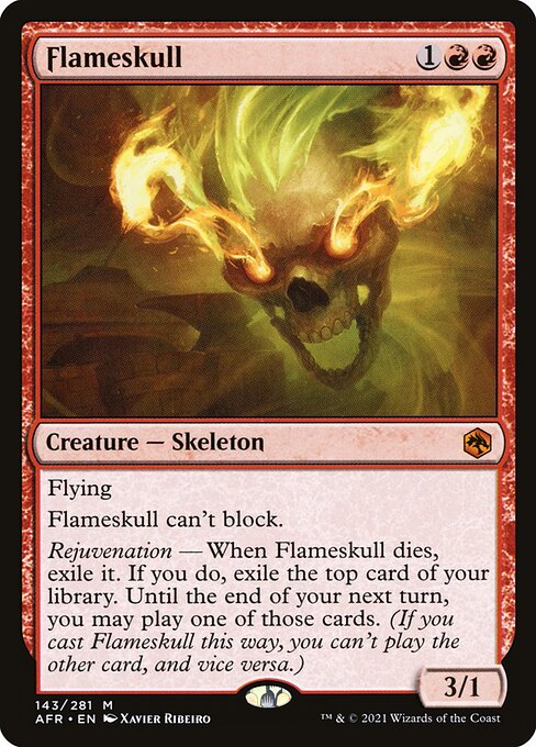 Adventures in the Forgotten Realms - 143 - Flameskull - Mythic - R - Foil